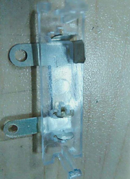 云母片端子彎腳治具1